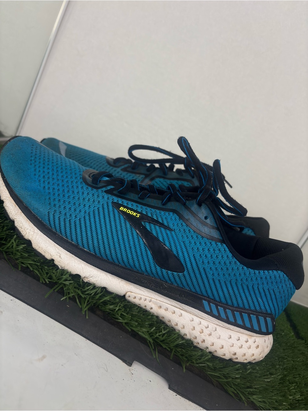 Brooks Mens Adrenaline GTS 20 XX Blue/Black Running Shoes Sneakers Size 12